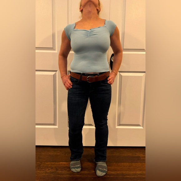 Urban Outfitters - BDG - 'Michelle' Off-The-Shoulder Top - Picture 2 of 9